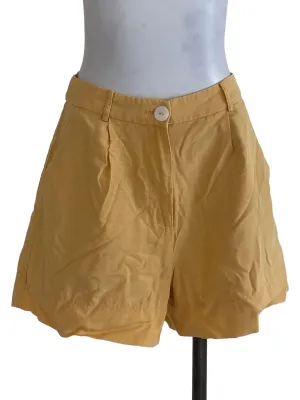 Yellow Linen Shorts LB