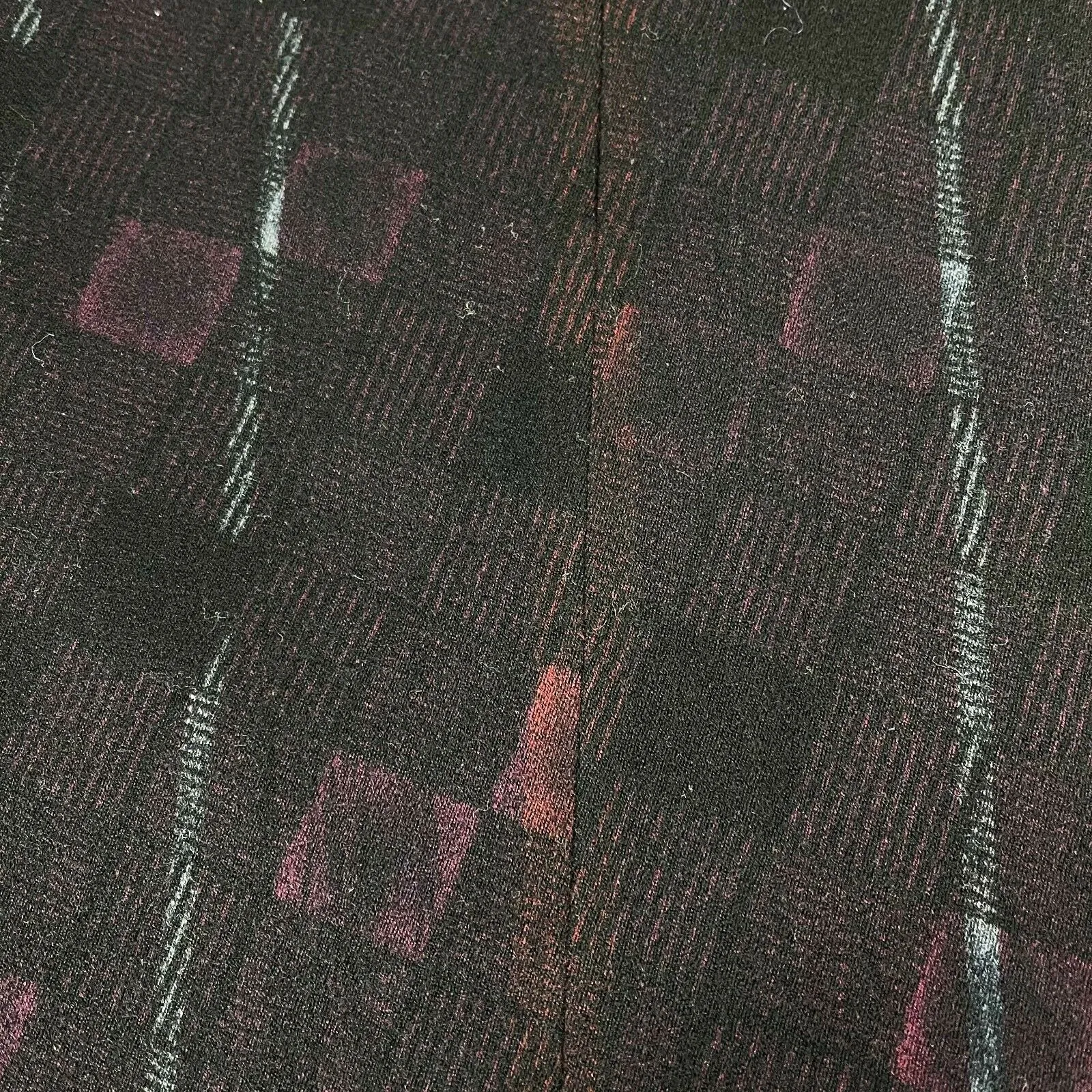 Yohji Yamamoto   Noir - Muted Plaid A-Line Skirt - Black Multi - Size 1