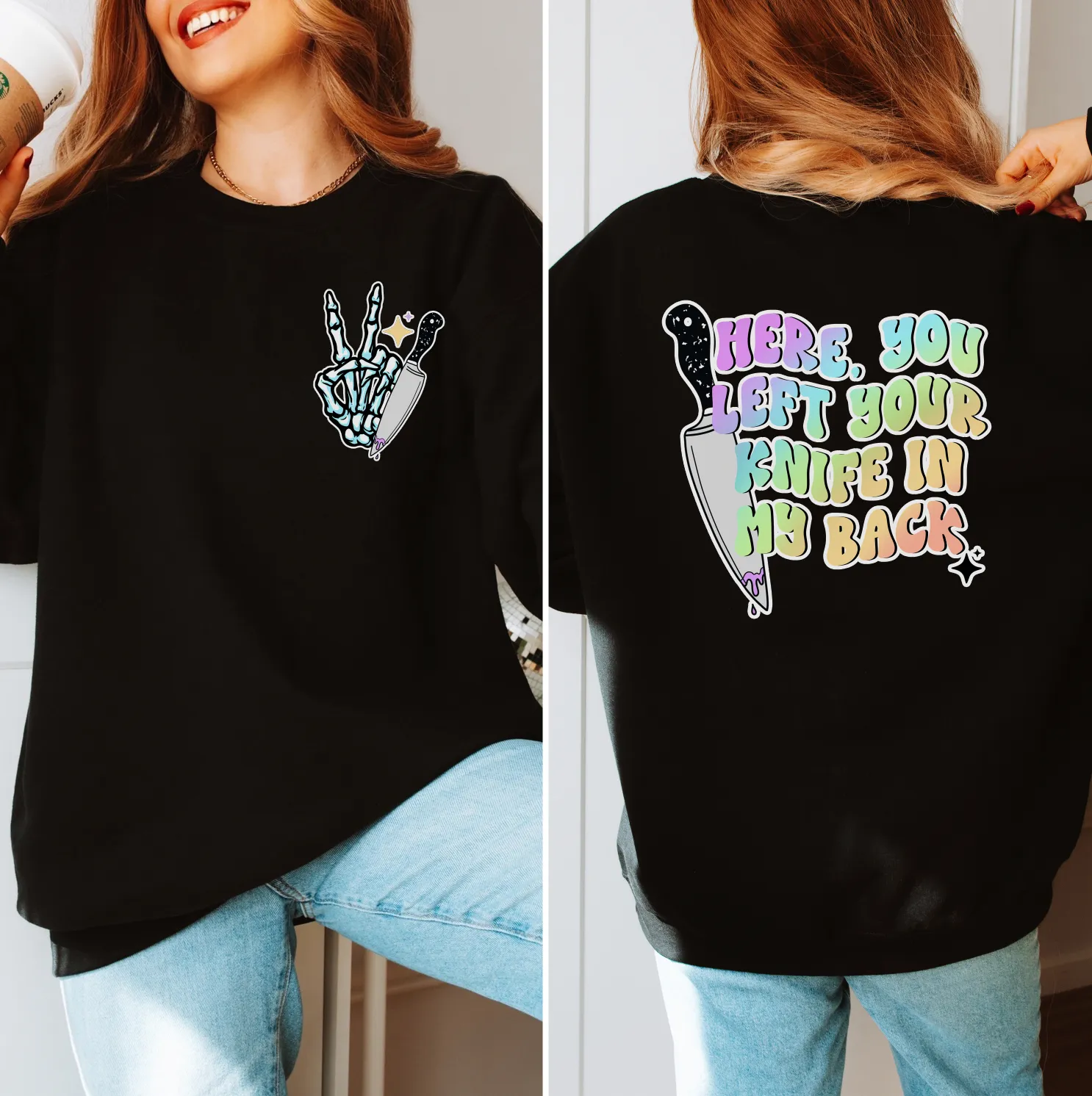 You Left Your Knife In My Back © Unisex Crewneck Sweatshirt
