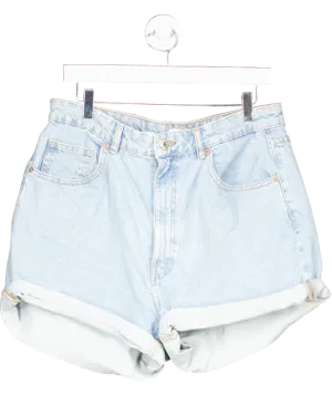 ZARA Blue Denim Shorts UK 14